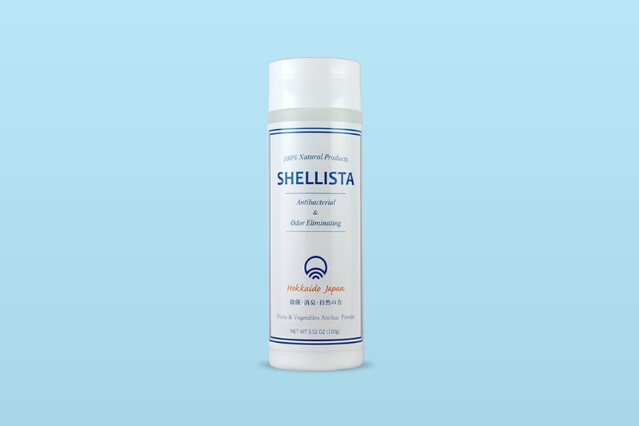 SHELLISTA(シェリスタ)除菌消臭パウダー100gのボトル